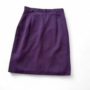 Vintage Jaclyn Smith Classics Purple‎ Pencil Skirt